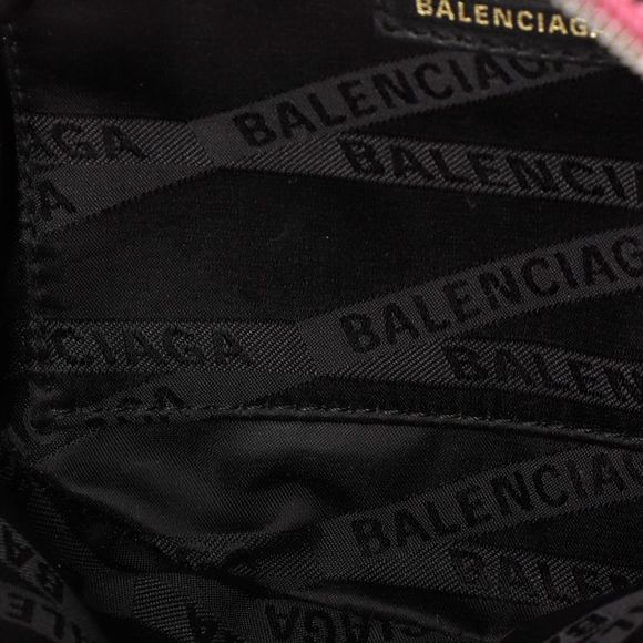 Balenciaga Souvenir Belt Bag Printed Leather XXS Pink - Picture 5 of 9